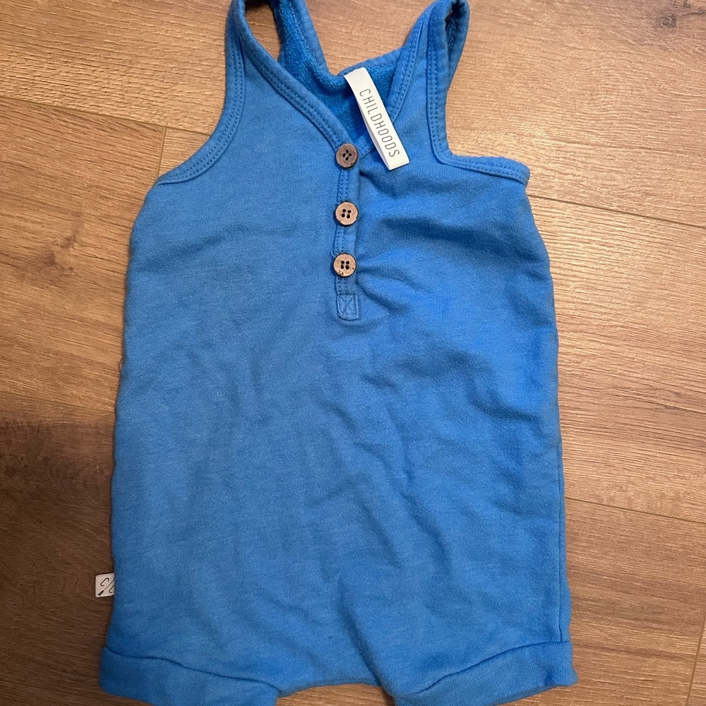 Childhoods Blue Sleeveless Romper